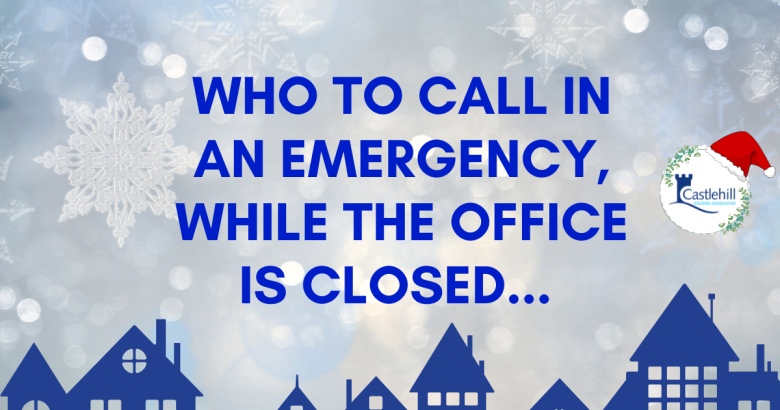 Who to call in an emergency 