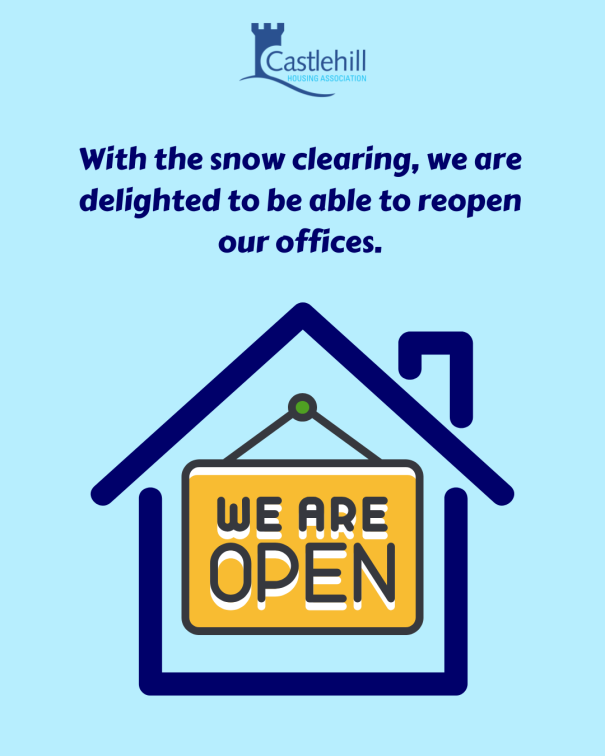 We are delighted to be able to reopen our offices