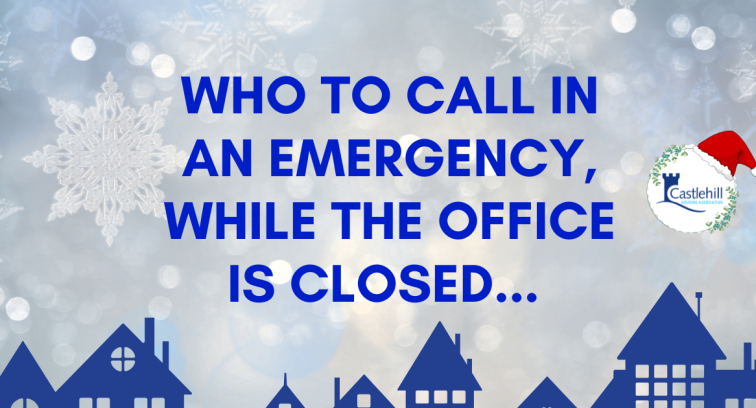 Who to call in an emergency 
